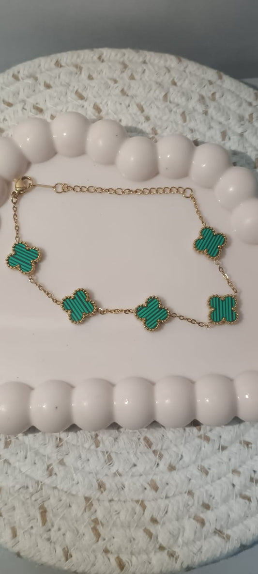 Green Clover Bracelet