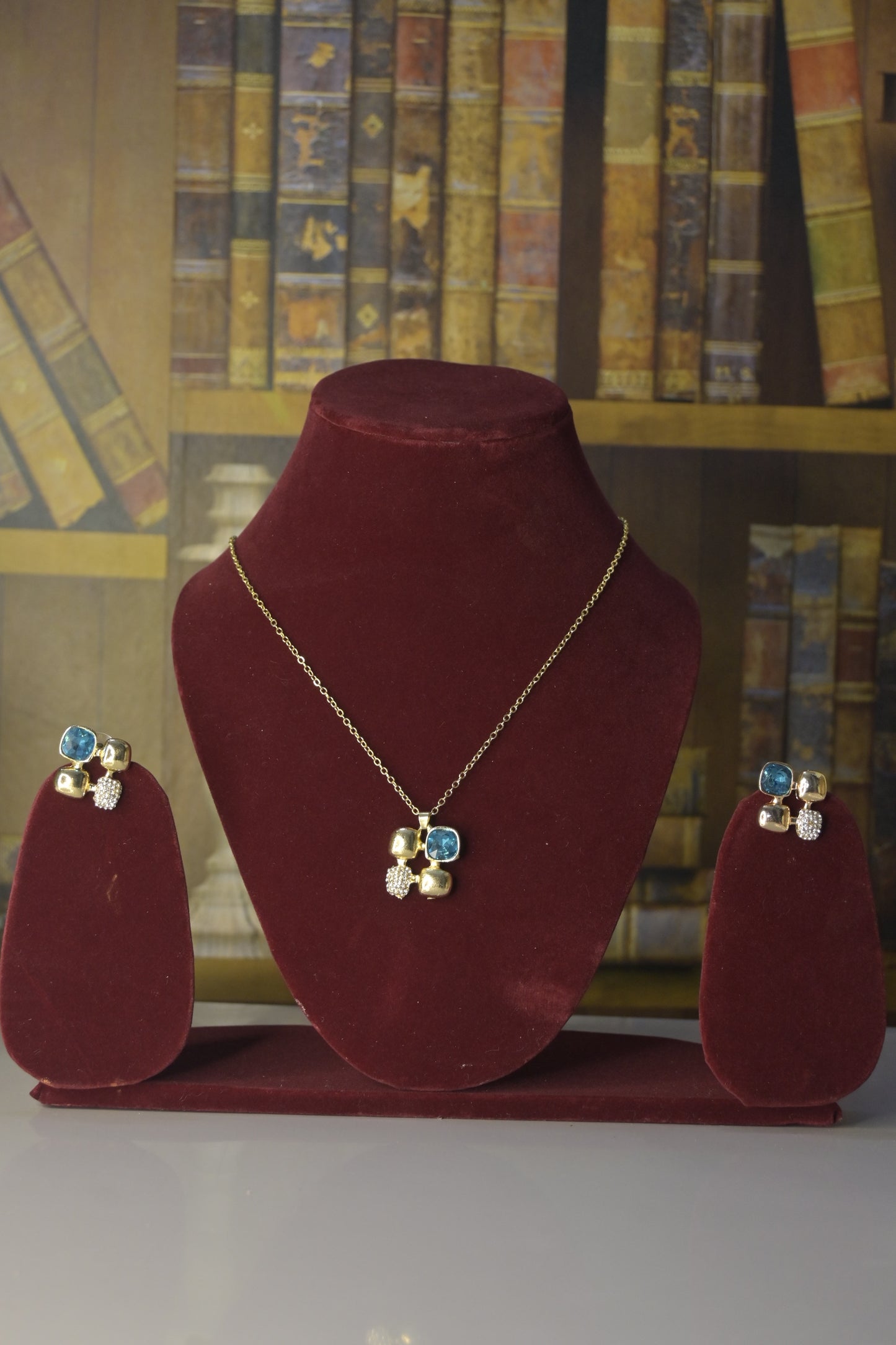 Aqua Floral Set