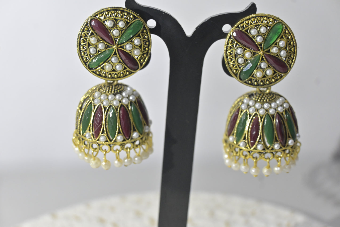 Meenakari Jhumka