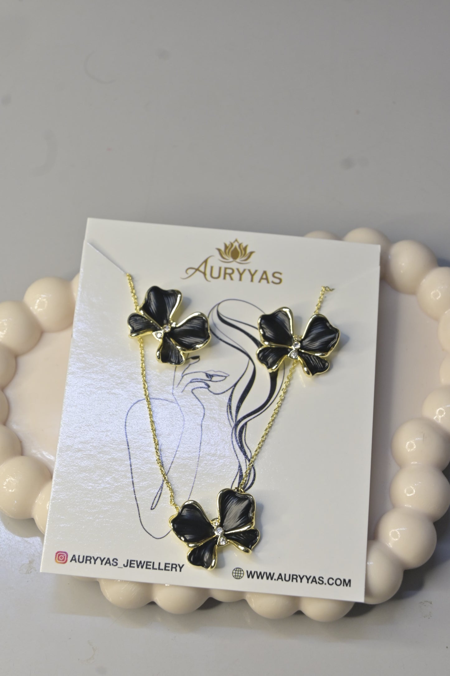 Noir Butterfly Set