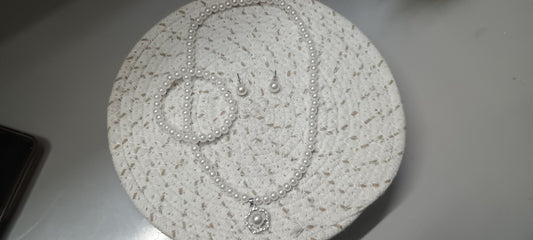 White Bead Combo Set