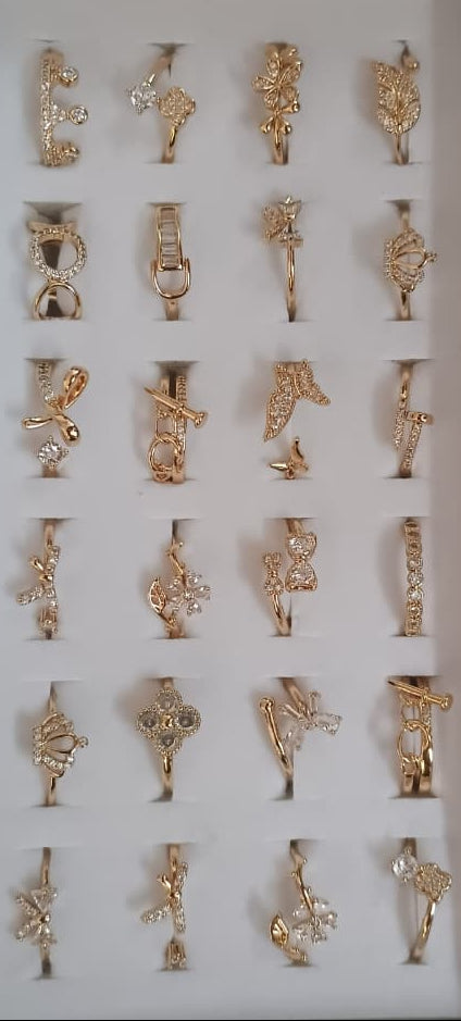 Anti Tarnish Zirconia Rings