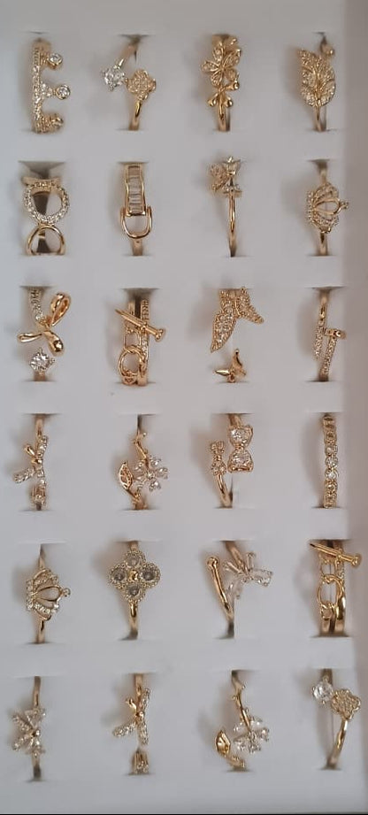 Anti Tarnish Zirconia Rings