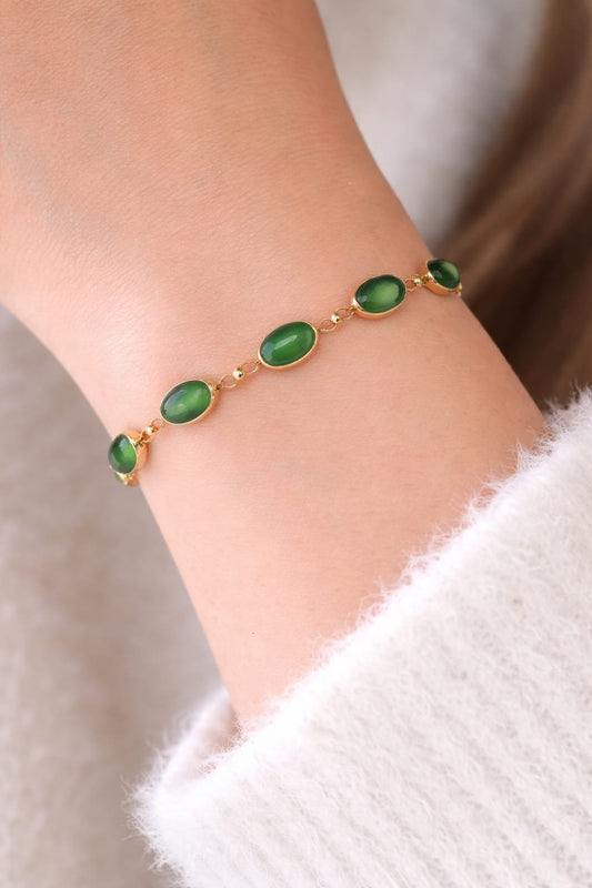 Green Stone Bracelet